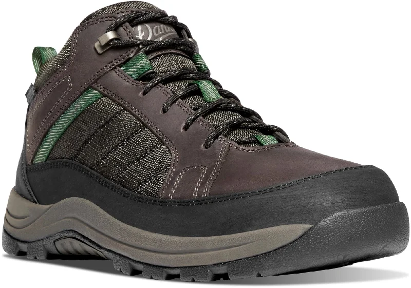 Danner Men's Riverside Brown/Green Soft Toe Work Shoes 15340