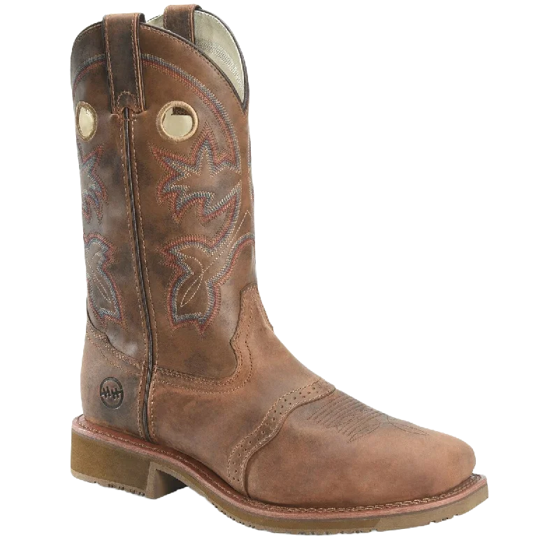 Double-H Men's Antonio Brown Square Composite Toe Work Boots DH6134