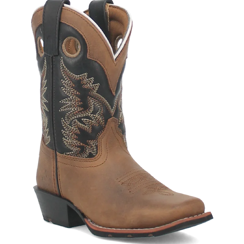 Men's cowboy boots with a distressed leather finishDan Post Kid's Rascal Boot