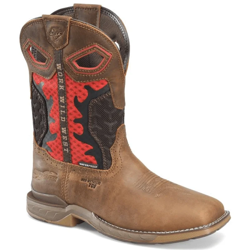 Double H Men's Phantom Rider Purge Red Waterproof Composite Toe Work Boots DH5391