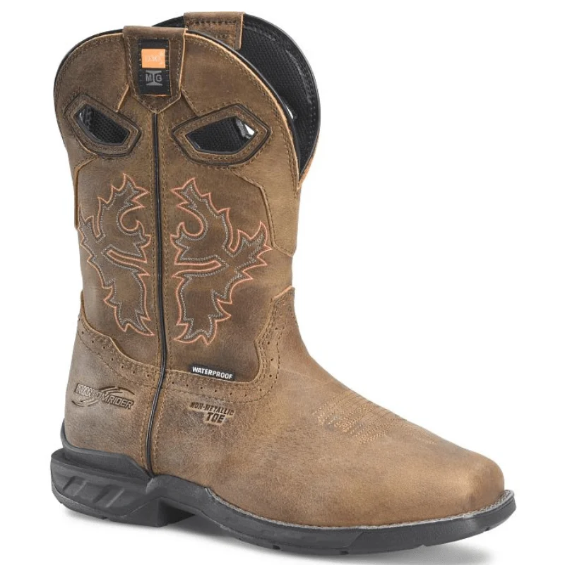 Double H Men's Phantom Rider Redeemer Metguard Brown Composite Toe Waterproof Work Boots DH5379