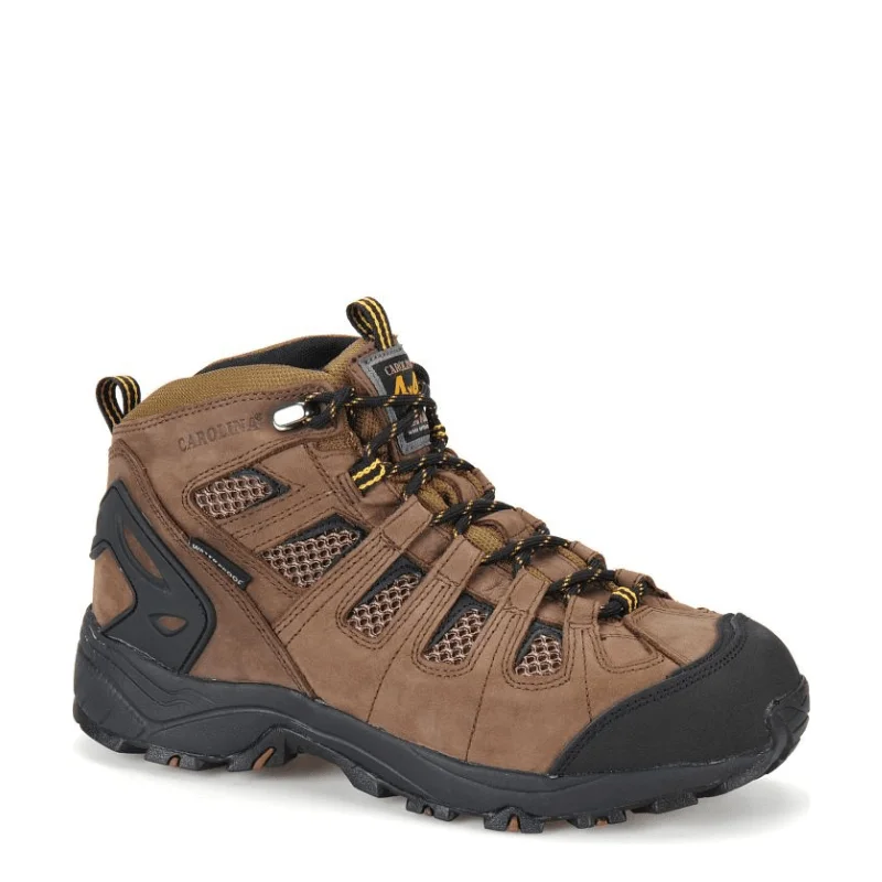 Carolina Men's Quad Brown Waterproof Round Toe Hiker Boots CA4025