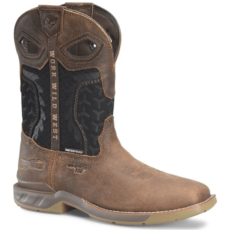 Double H Men's Zenon Phantom Rider Brown Waterproof Composite Toe Work Boots DH5366