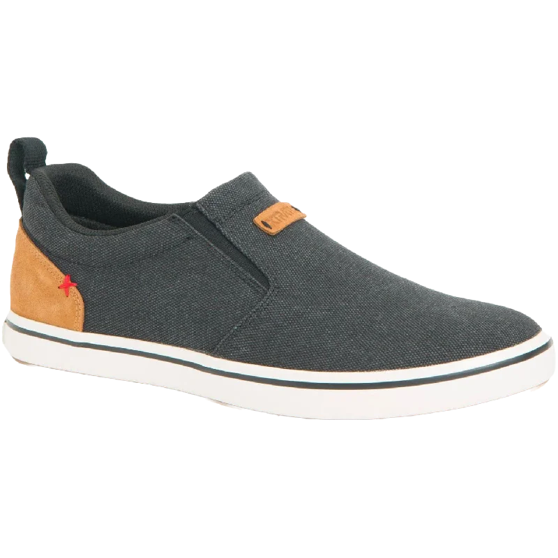 XTRATUF Men's Sharkbyte Canvas Black Deck Shoes XSB001