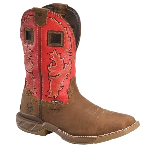 Phantom Rider by Double H Men's Henly Red Composite Toe Work Boots DH5358