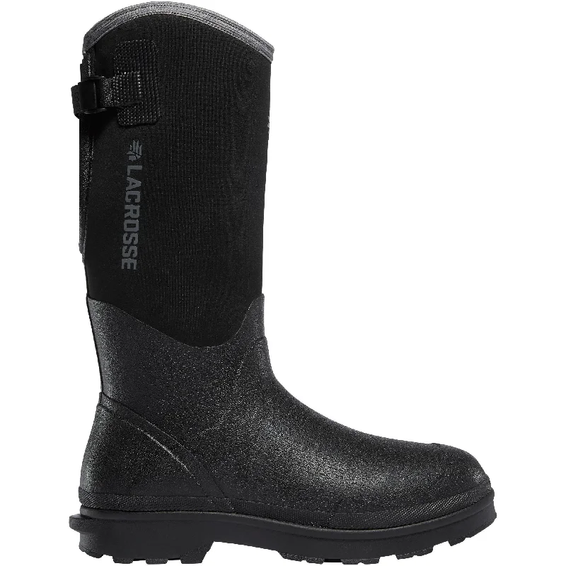 LaCrosse Men's Alpha Range 14" Ins Rubber Work Boot Black  - 602240