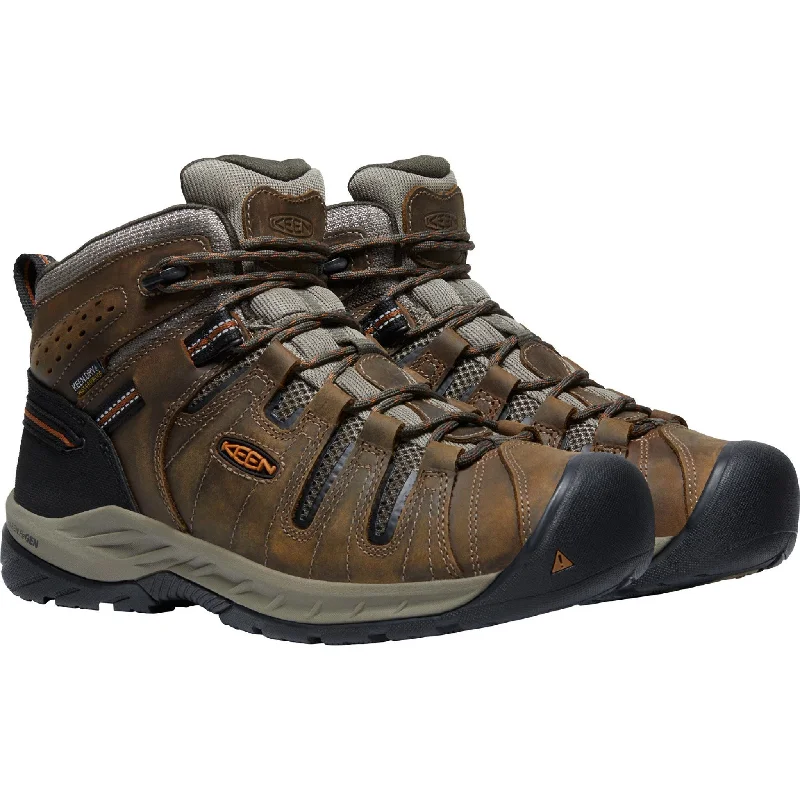 Keen Utility Men's Flint II Mid Soft Toe WP Work Boot- Olive - 1025613