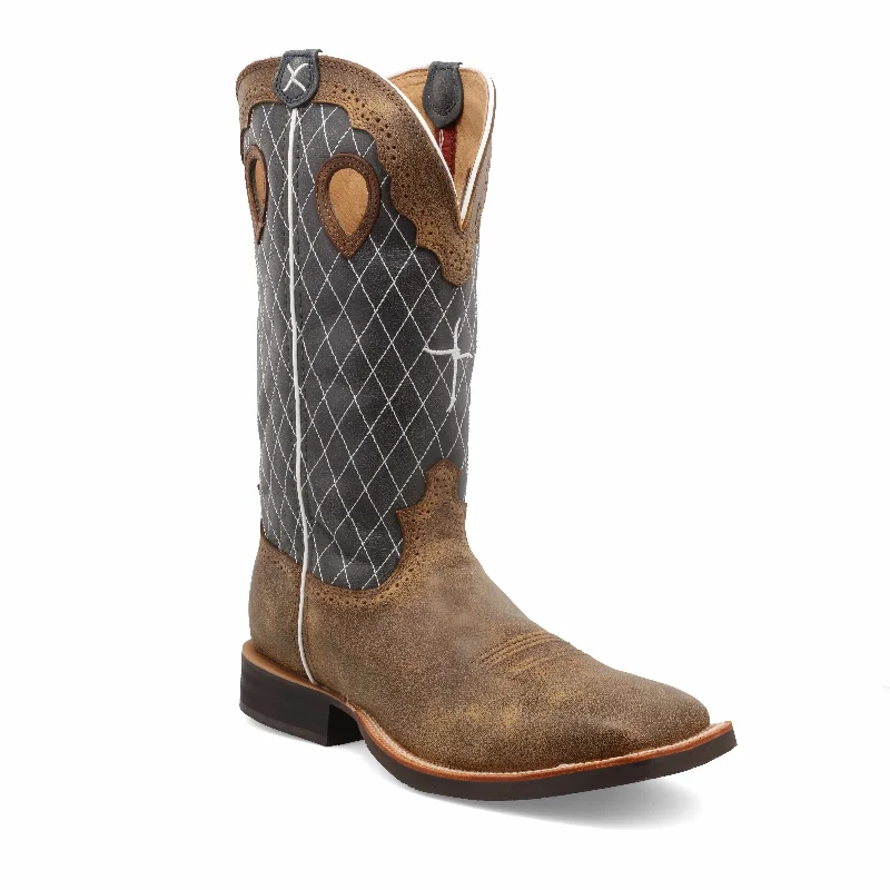 Twisted X Men's Bomber & Blue Ruff Stock Western Boot MRS0027