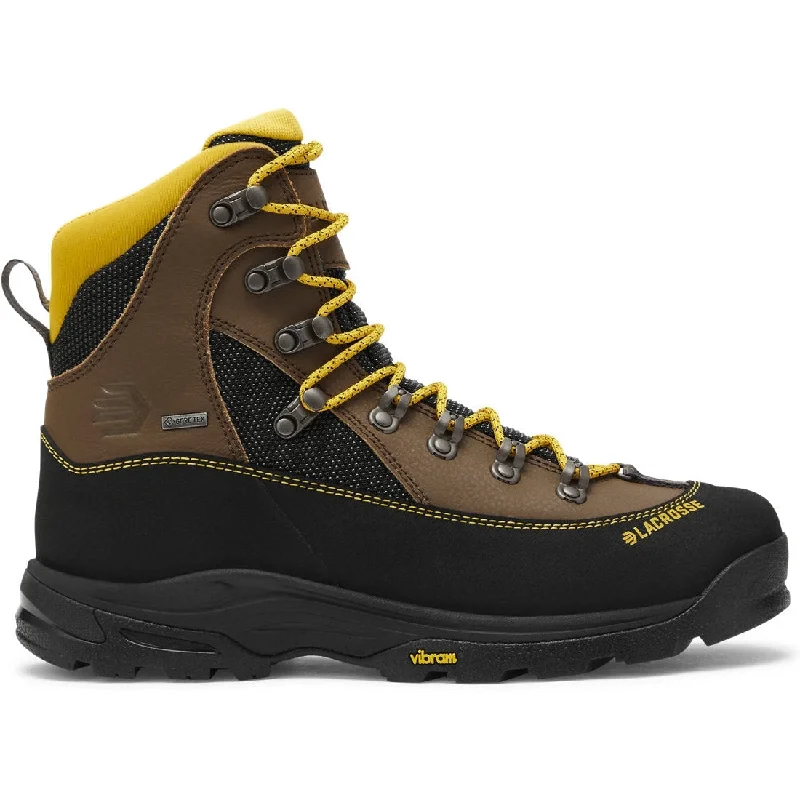 Lacrosse Men's Ursa Ms 7" WP Lace Up Work Boot -Brown- 533611