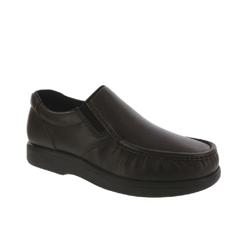 Men's loafers with a decorative buckleSAS Men's Side Gore - Cacao