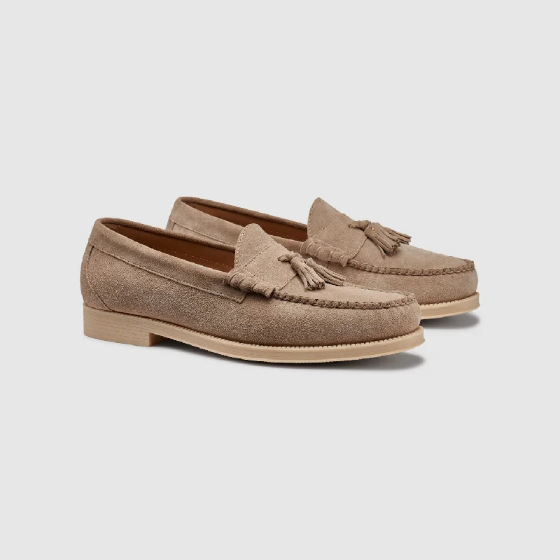 Men's loafers with a pointed toe for a stylish appearanceMENS LENNOX TASSEL EASY OILED SUEDE WEEJUN LOAFER