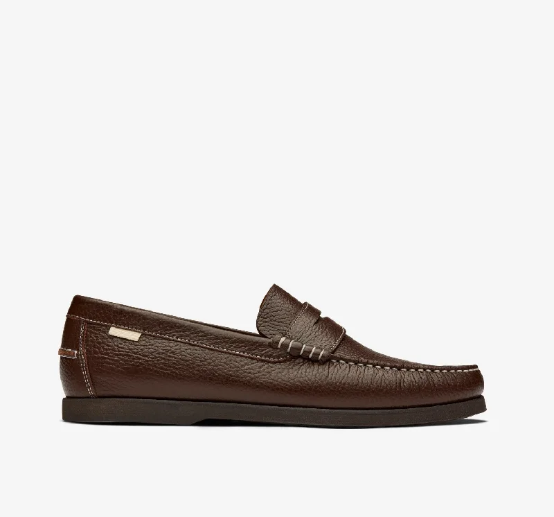 Men's loafers with a moc - toe designPenny Loafer | Chocolate