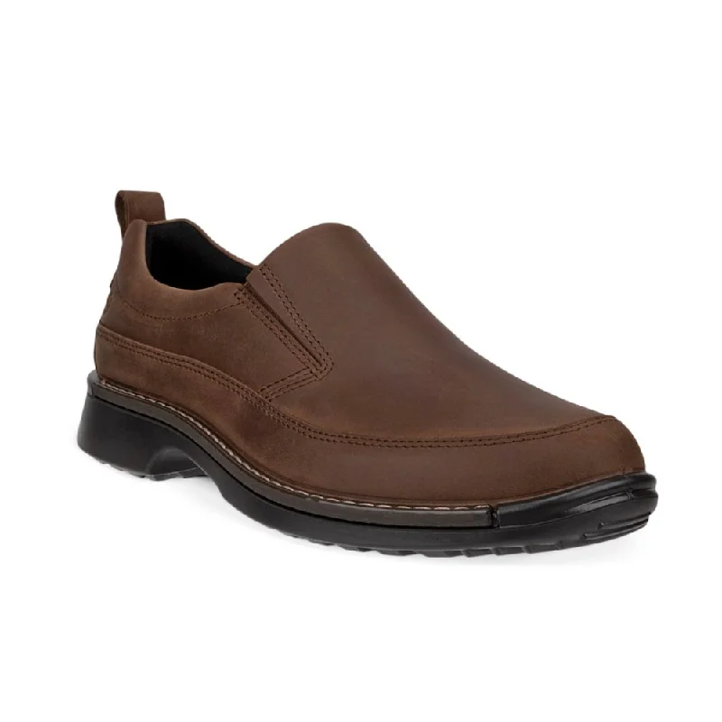 Men's loafers with a leather lining for comfortEcco Men's Fusion Slip On - Cocoa Brown