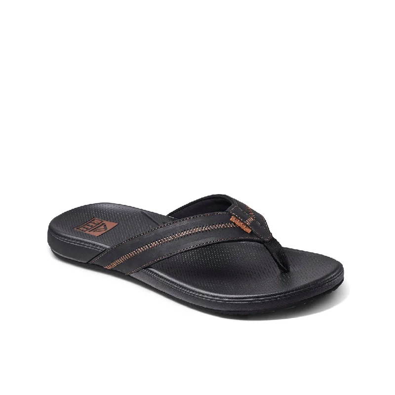 Men's sandals with a cushioned footbedMens Cushion Phantom 2.0 Le - Black/Coffee