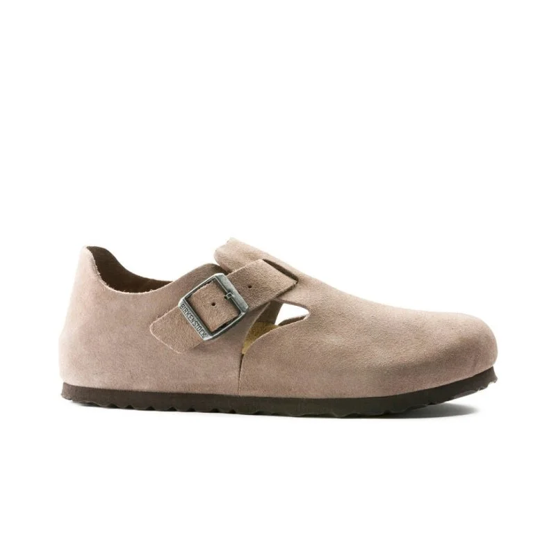 Men's loafers with a rubber sole for durabilityBirkenstock London - Taupe Suede