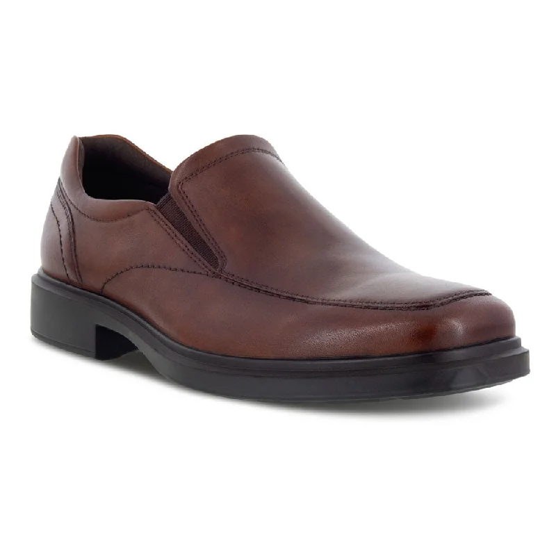 Men's loafers with a cushioned footbedECCO Helsinki 2 Apron Toe Slip-On Cognac (Men's)