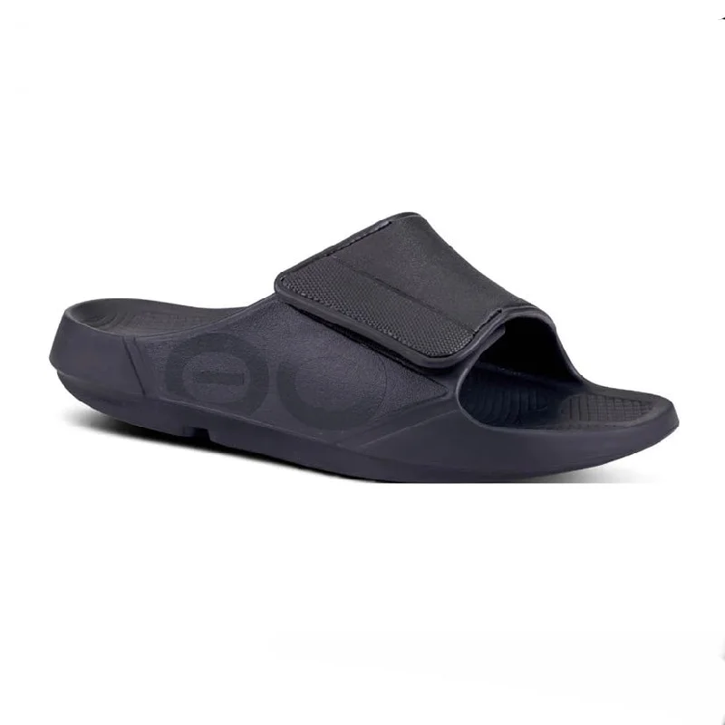 Men's sandals with a flexible sole for easy movementOOahh Sport Flex Matte Black