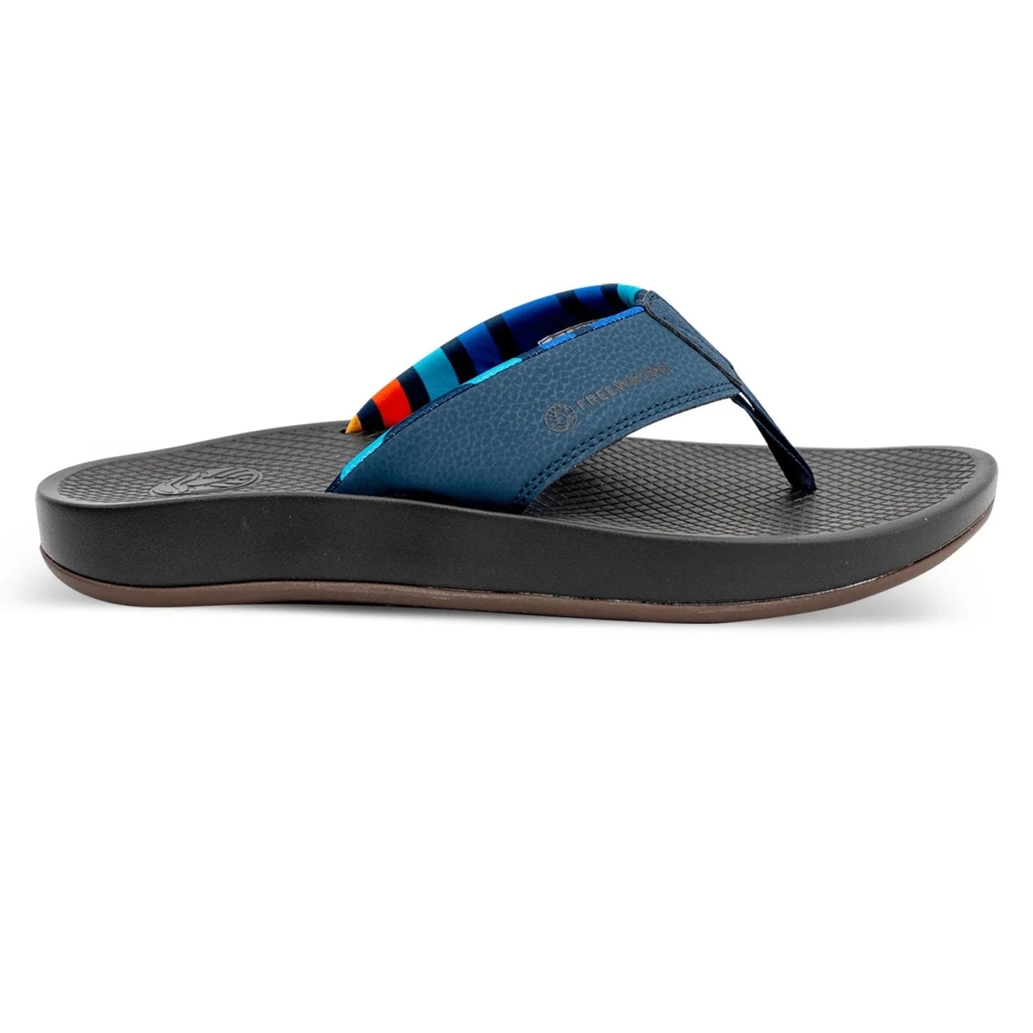 Men's sandals with a durable outer soleFreewaters Cloud 9 Men's Super Soft Sandals - Navy