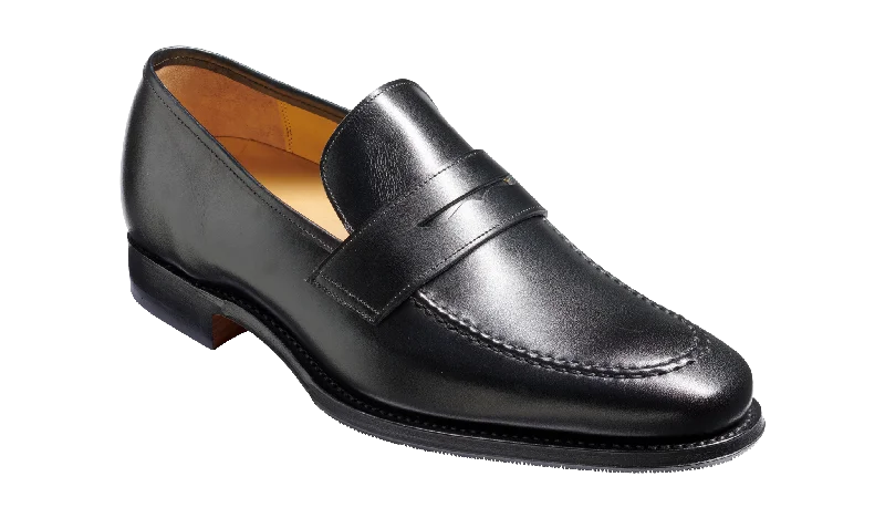 Men's loafers with a removable insole for cleaningGates - Black Calf