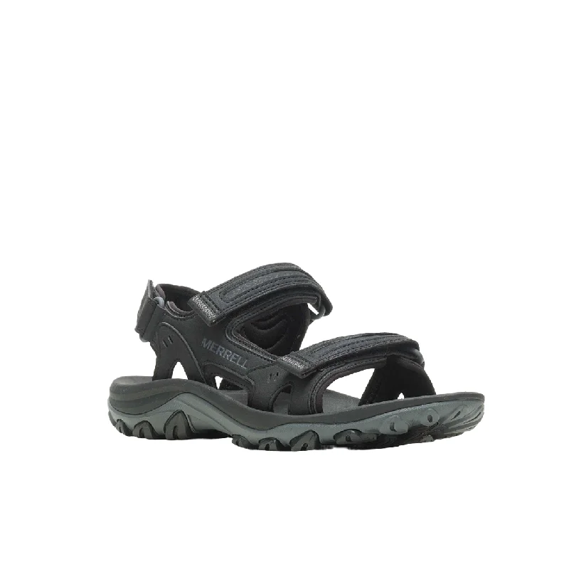 Men's sandals with a perforated leather upper for ventilationHuntington Sport Convert Black