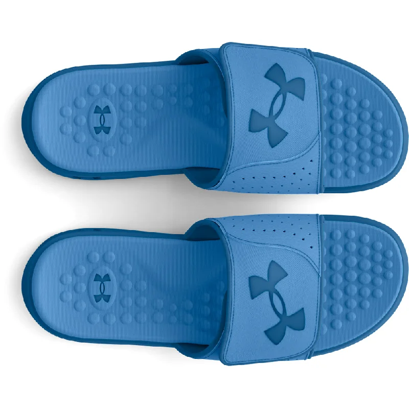 Men's sandals with a decorative buckle or charmMen's Under Armour Ignite Pro Slide Sandals