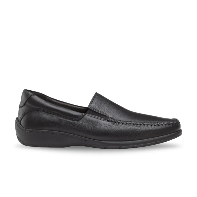 Men's loafers with a contrast stitching detailJohnston & Murphy Men's Crawford Venetian - Black