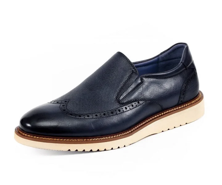 Men's loafers with a decorative buckleClyde Navy