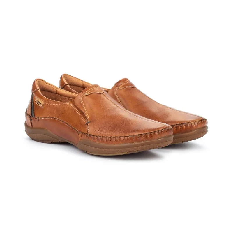 Men's loafers with a flexible sole for easy movementPikolinos Men's San Telmo M1D-6032 - Brandy