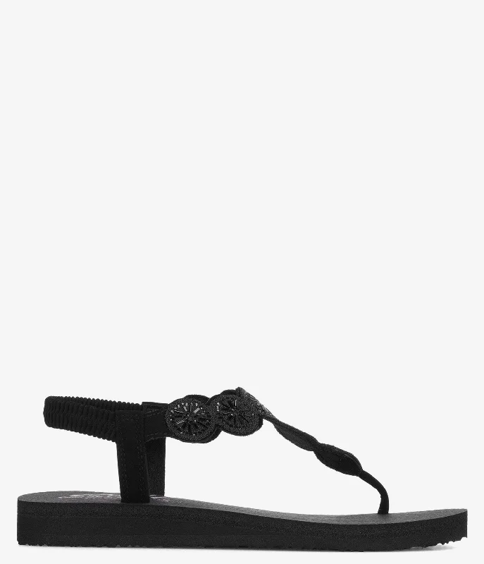 Men's sandals with a contrast stitching detailSkechers Meditation Sweet Sparkle Slingback Sandal - Women