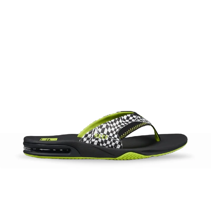 Men's sandals with a toe post designReef Men's Fanning Flip Flops - Swell Checkers