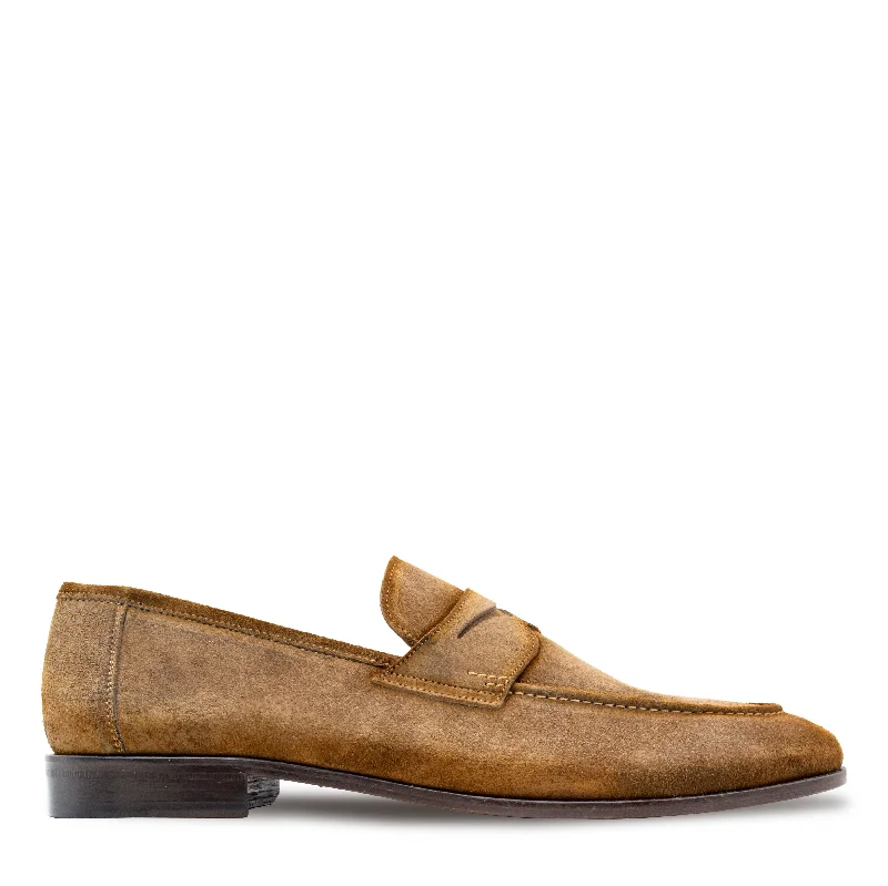 Slip - on men's loafers for easy wearCaro Suede Penny Loafer