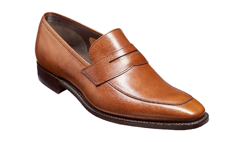 Men's leather loafers with a penny slotRavel - Parisian Brown Calf