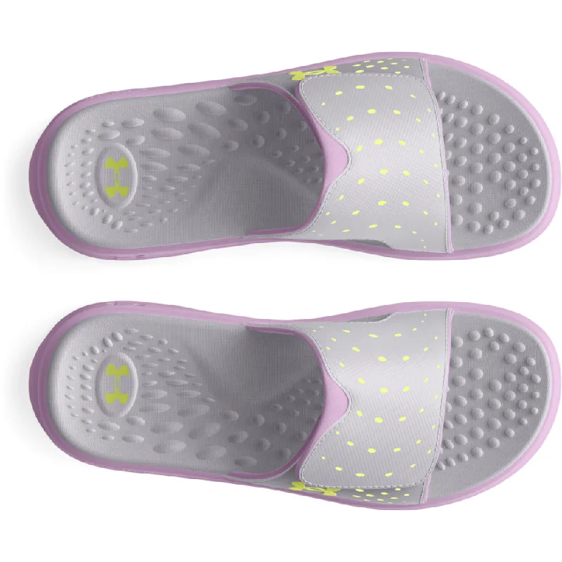 Men's sandals with a rubber sole for tractionGirls' Under Armour Youth  Ignite Pro Slide Sandals