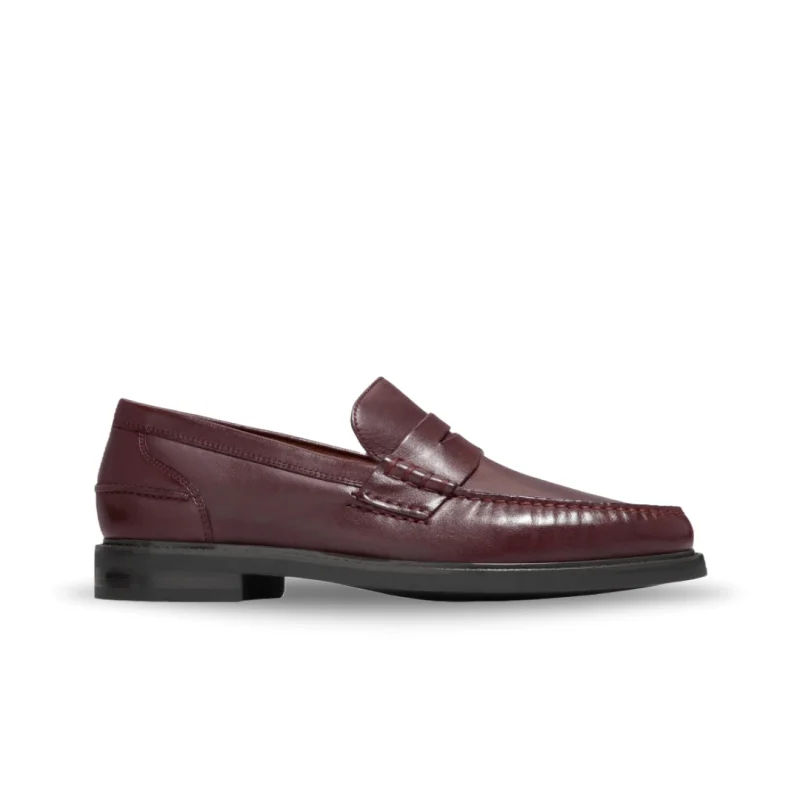 Men's loafers with a leather lacing systemCole Haan Men's Pinch Prep Penny C38555 - Pinot