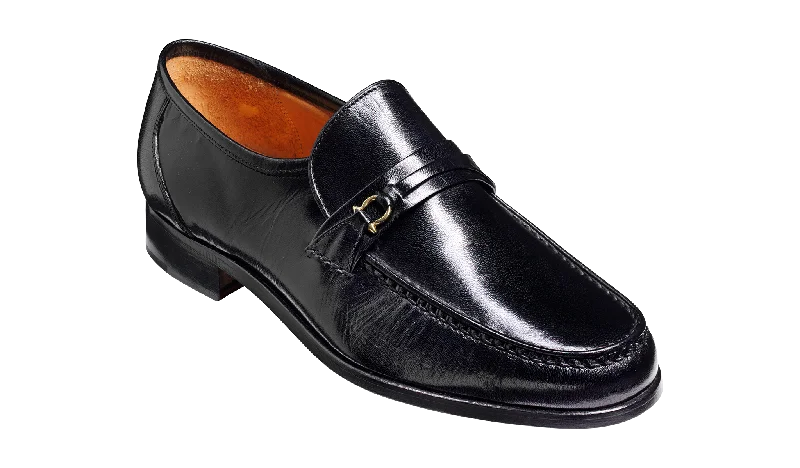 Men's loafers with a cushioned footbedWade - Black Kid