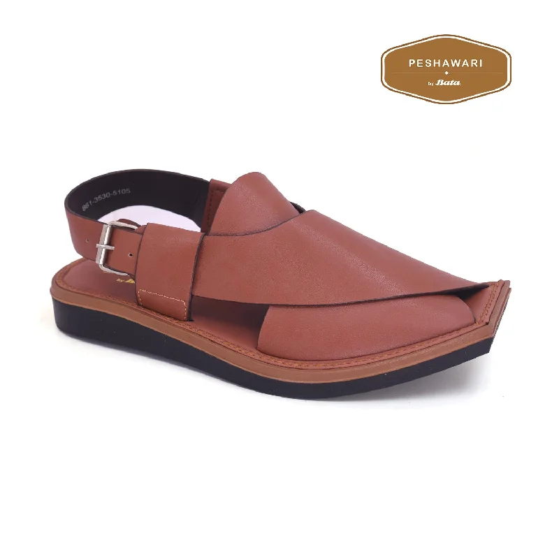 Men's sandals with a rubber sole for tractionPeshawari - Men