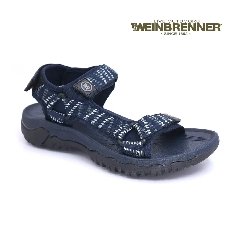 Men's sandals with a perforated leather upper for ventilationWeinbrenner - Men