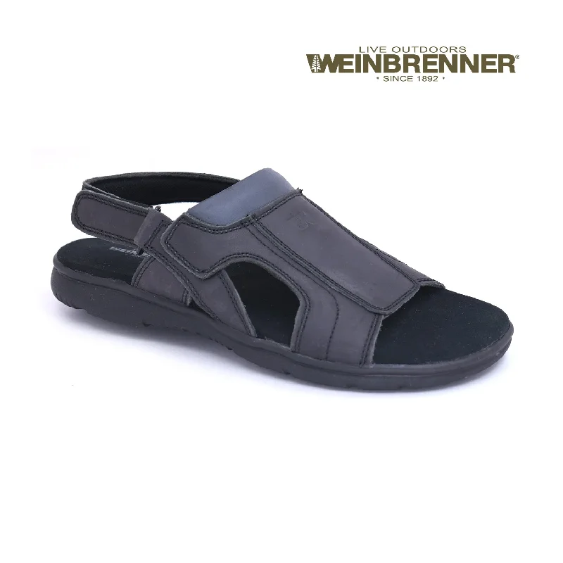 Men's sandals with a perforated leather upper for ventilationWeinbrenner - Men