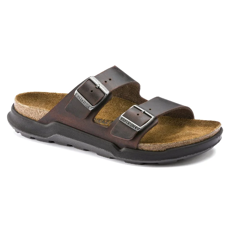 Men's sandals with a rubber sole for tractionArizona Men Oiled Leather