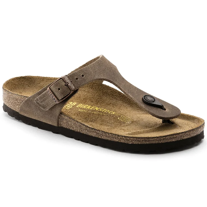 Men's sandals with a cushioned footbedGizeh Oiled Leather