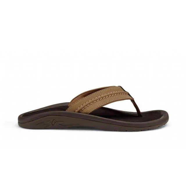 Men's leather sandals with an adjustable strapMen's Hokua