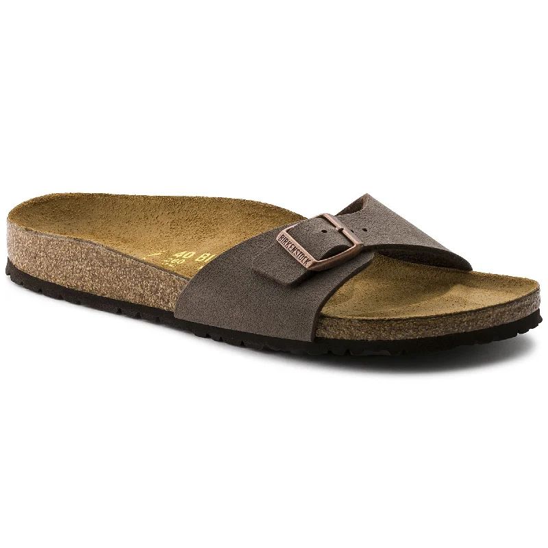 Men's sandals with a rubber sole for tractionMadrid Birko-Flor Nubuck