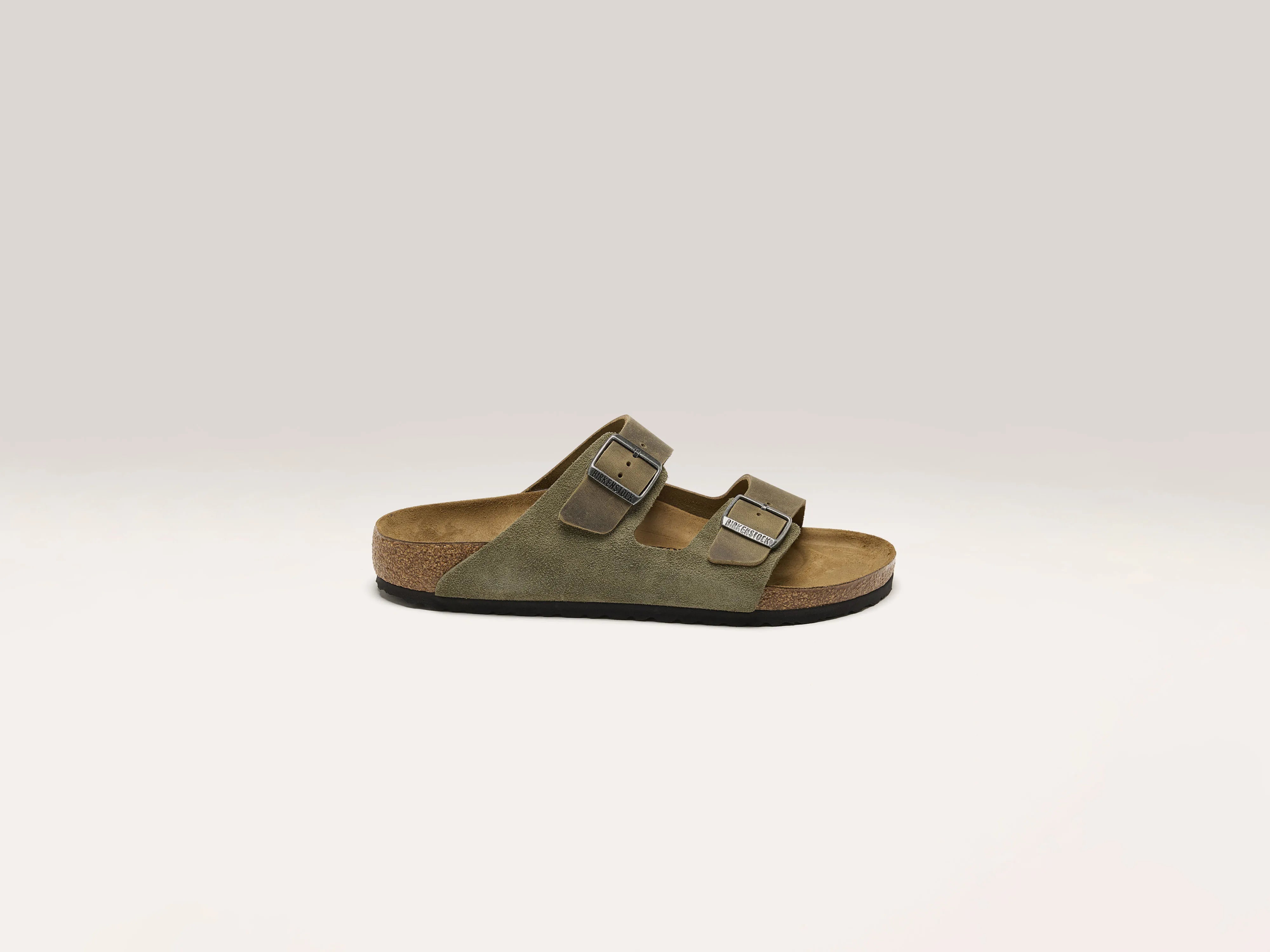 Men's sandals with a perforated leather upper for ventilationArizona Suede Leather for Men (242 / M / THYME)