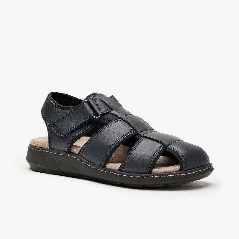 Men's sandals in a neutral color like black or brownMen's Byron Strap Sandals