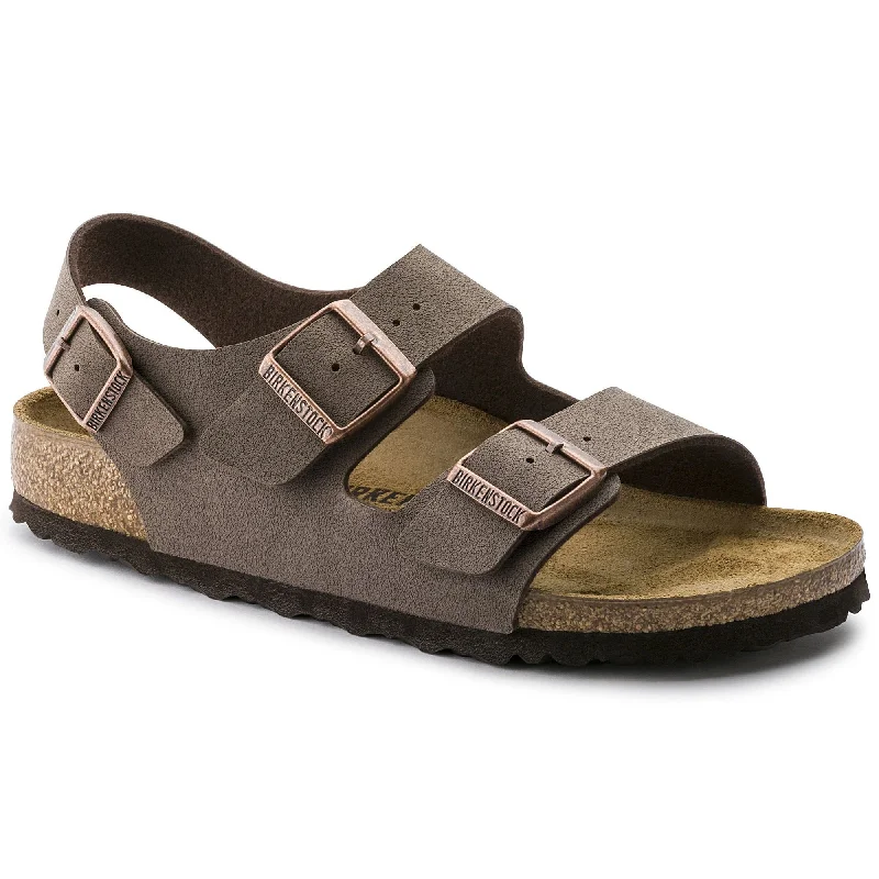 Men's sandals with a wide strap for supportMilano Birko-Flor Nubuck