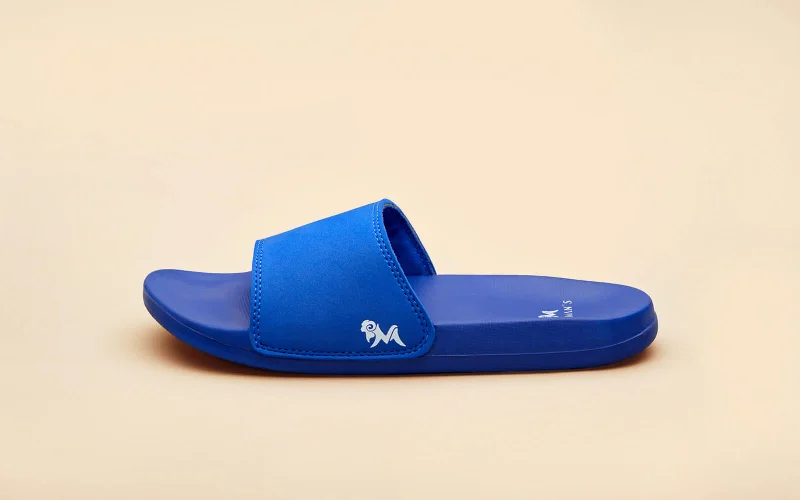 Men's sandals with a shock - absorbing insoleEco Slides : Classic Blue