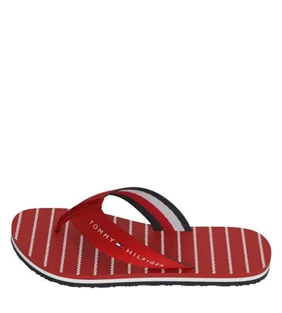 Men's leather sandals with an adjustable strapTOMMY HILFIGER ROPE TOE POST