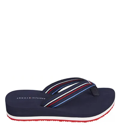 Men's sandals with a pointed toe for a stylish lookTOMMY HILFIGER STRIPE BEACH