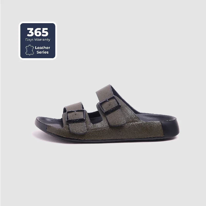 Men's sandals with a contrast stitching detailZedan