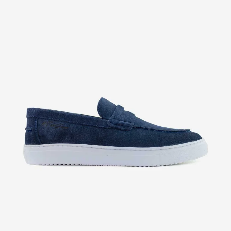 Navy Suede